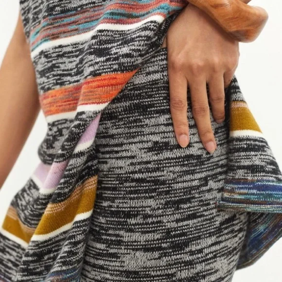 Anthropologie Space Dyed Knit Pant Loungewear Set- Tank & Wide Leg Pants - Picture 2 of 9